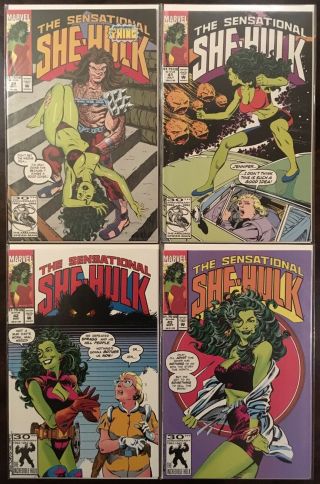 Sensational She - Hulk 1 - 8,  31 - 50 (missing 40),  John Byrne run,  Marvel 5