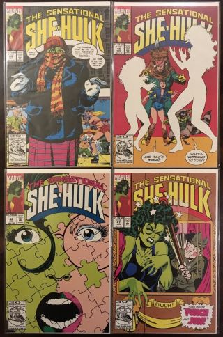 Sensational She - Hulk 1 - 8,  31 - 50 (missing 40),  John Byrne run,  Marvel 6