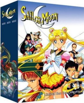 Sailor Moon Limited Edition Dvd Box Set 2 Season 4 - 5 & 3x Movies Ship From Usa