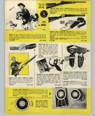 1962 Paper Ad Mattel Toy Gun Rifle Dick Tracy Power Jet Water Squad Shootin