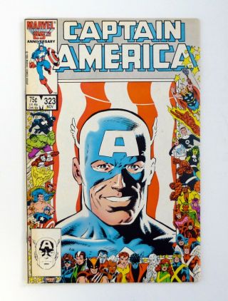 Captain America 323 Marvel Comics - Patriot John Walker Nm - 1986