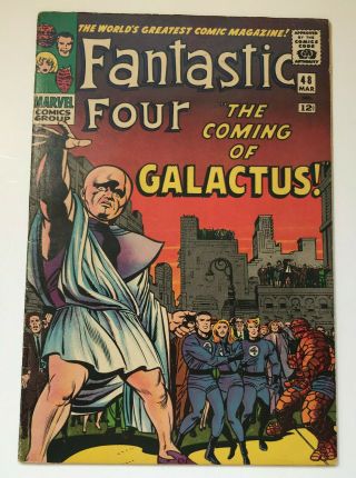 Fantastic Four 48 - 1st App.  Galactus & Silver Surfer Marvel Comics Mcu (fn -)
