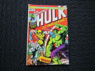 The Incredible Hulk 181 - 1st Wolverine - With Stamp