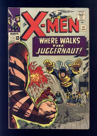 X - Men 13 Vgfn Kirby Roth 2nd Juggernaut Human Torch Cyclops Marvel Girl Beast