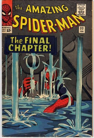 Spider - Man 33 Classic Story Key Silver Age