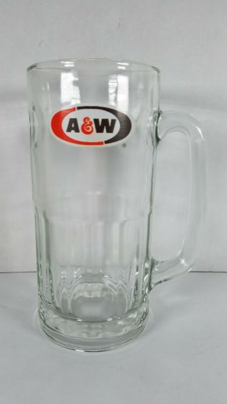 A & W Root Beer 16 Oz Heavy Glass Mug