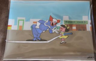 Bozo The Clown Animation Cel Hand Painted Background 106 Larry Harmon
