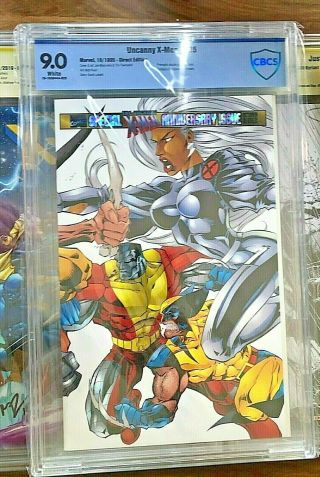 X - Men 325 Prismatic Gatefold Issue Cbcs (cgc) 9.  0 Wp 1/1 - 1st Print - Key