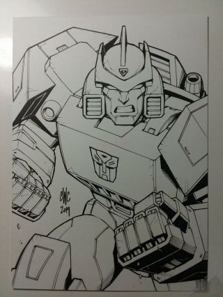 Transformers Art Springer G1 5x7 Casey Coller