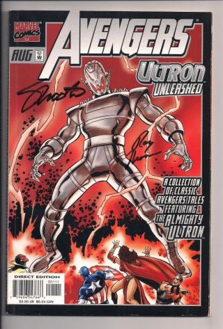 Avengers: Ultron Unleashed 1 Ultron Vs The Avengers Signed By Jim & Roy Wcoa