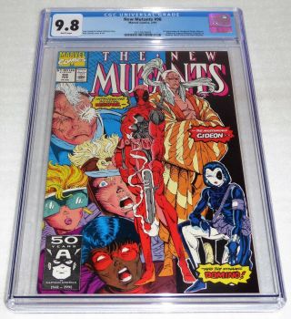 Mutants 98 Cgc Universal Grade Comic 9.  8 1st Appearance Of Deadpool Wilson