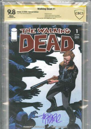 Walking Dead 1 Special Edition Cbcs 9.  8 Asp Signed By Tony Moore