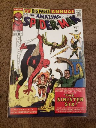 Spiderman 1 Annual Custom Made Cover W/ 1980 