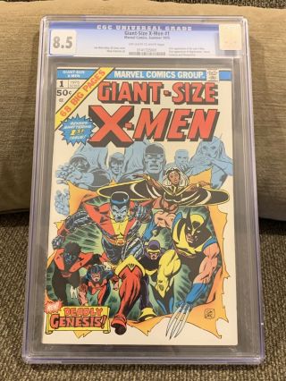 Marvel Comics X - Men Giant Size 1 1975 Cgc 8.  5 First Appearance Of Xmen