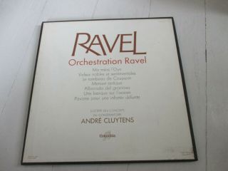 Andre Cluytens Ravel Orchestral (vol.  3 & 4).  Columbia Saxf 953 & 954 Box