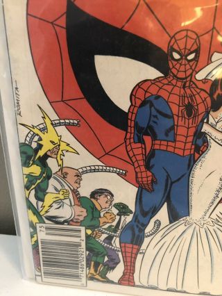 THE SPIDER - MAN ANNUAL 21 WEDDING OF PETER PARKER KEY ISSUE 1987 3
