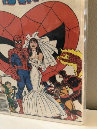 THE SPIDER - MAN ANNUAL 21 WEDDING OF PETER PARKER KEY ISSUE 1987 5