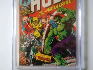 The Incredible Hulk 181 5.  5 CGC Marvel Bronze age comic Book 1st Wolverine 5