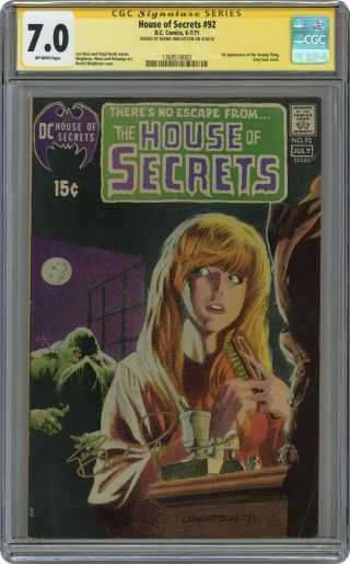 House Of Secrets (1st Series) 92 1971 Cgc 7.  0 Ss 1368518003