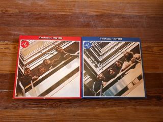 Beatles Red And Blue Albums 1962 - 1966/1967 - 1970 Colored Vinyl German Press