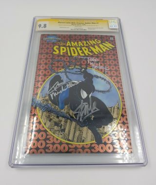 Marvel Comics Spiderman 300 Chromium Ver Cgc 9.  8 Stan Lee 1st Venom