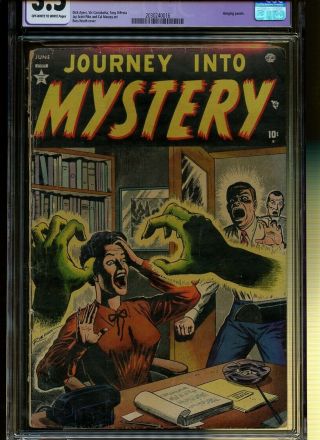Journey Into Mystery 1 CGC Restored 3.  5 | Atlas 1952 | Hanging Panels. 2
