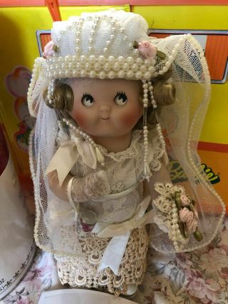 1995 Campbell ' s Soup Kids Porcelain Doll Victorian Bride with 2