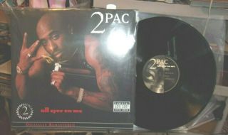 2pac ‎– All Eyez On Me 2001 Us 4 Lp Set Death Row Records Drr 63008 - 1 Nm Vinyl