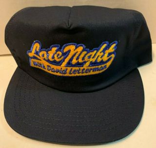 Late Night With David Letterman Snap Back Hat