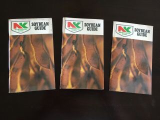 Nk Northrup King Soybean Guide 1970s Advertising Brochure Booklet