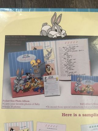 Vintage Lovables Baby Looney Tunes Baby Album Keepsake 8