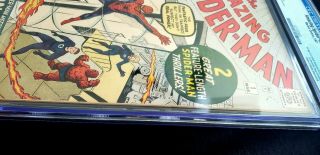 THE SPIDER - MAN 1 (1963) - CGC 5.  0 OW/W - KEY - NO CHIPPING 6