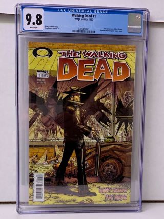 The Walking Dead 1 (10/03,  Image Comics).  Cgc 9.  8 1st Print Rick Grimes