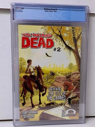 The Walking Dead 1 (10/03,  Image Comics).  CGC 9.  8 1st Print RICK GRIMES 2