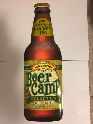 Sierra Nevada Beer Camp Ipa 2017 Tin Sign Approx 18 " X 6 " Man Cave Bar