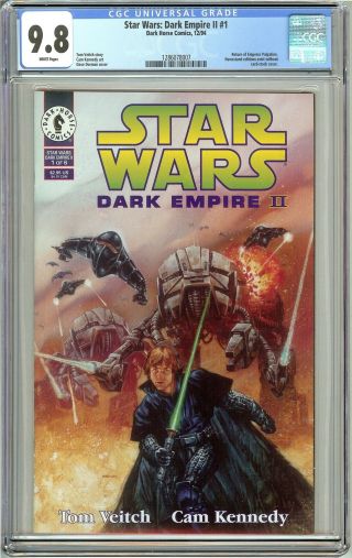 Star Wars Dark Empire Ii 1 Cgc 9.  8 White Pages (1994) 1286078007