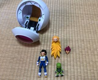 Dragon Ball Z Ultimate Figure Series Custom Vegeta Saibai Man Pod