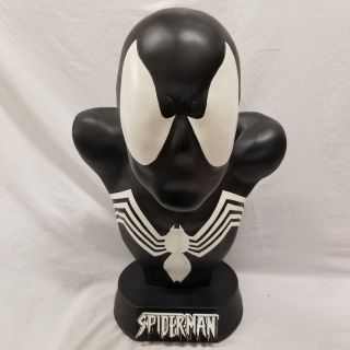 Sideshow Spider - Man Life Size Bust Symbiote Version Statue Movie Avengers Venom