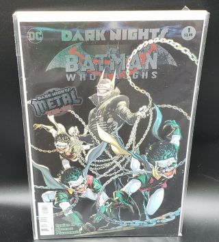 Batman Who Laughs 1 Foil One Shot Dark Nights Metal Tie In 1st Print 2017