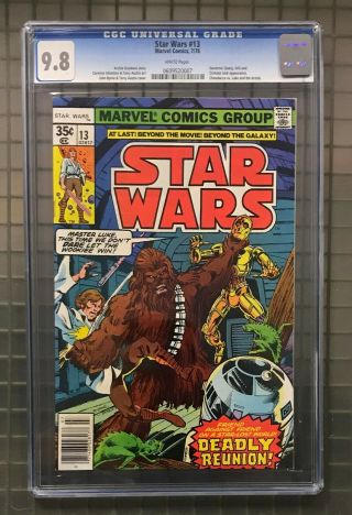 Star Wars 13 Marvel Comics 1978 Cgc 9.  8 Governor Quarg Chewbacca