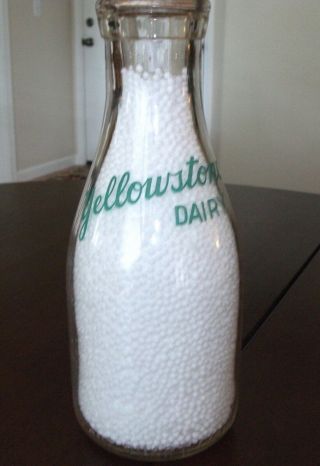 A Rptq Wyoming Milk Bottle From Casper