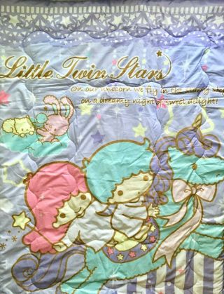 Little Twin Stars Comforter Washable Twin Blanket Bedding Kawaii Unicorn