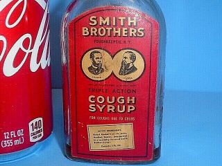 VINTAGE SMITH BROTHERS COUGH SYRUP BOTTLE 2