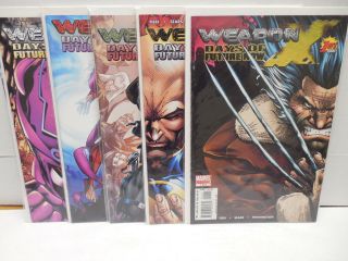 Weapon X Days Of Future Now Marvel Comic Books 1 - 5 Wolverine Sentinels X - Men