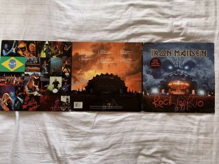 Iron Maiden Rock In Rio Picture Disc Set Limited Edition 4