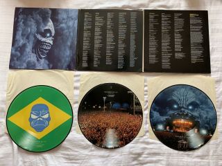 Iron Maiden Rock In Rio Picture Disc Set Limited Edition 5