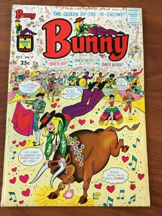 Bunny 17 Harvey Comics 1970 Fn