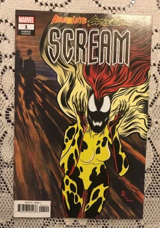 (2019) Absolute Carnage Scream 1 1:25 Mike Allred Codex Variant Cover