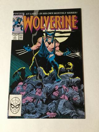 Wolverine 1 8.  0 Vf Very Fine 1988 Series