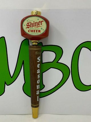 L@@k Rare Vintage Shiner Cheer Seasonal Beer Tap Handle